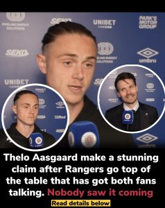 “HE SAID WHAT?!” – RANGERS STAR’S BOLD TITLE CLAIM AFTER GOING TOP HAS FANS IN TOTAL MELTDOWN
